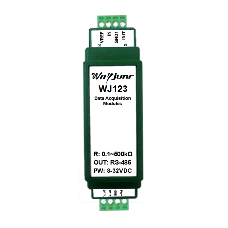 電阻電位器電子尺轉(zhuǎn)RS-485，位移角度轉(zhuǎn)Modbus模塊 WJ123
