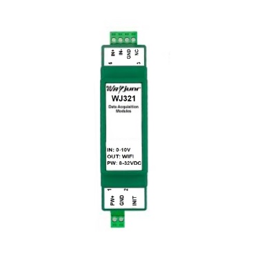 4-20mA或0-10V轉網絡Modbus TCP和MQTT，WiFi采集模塊 WJ321